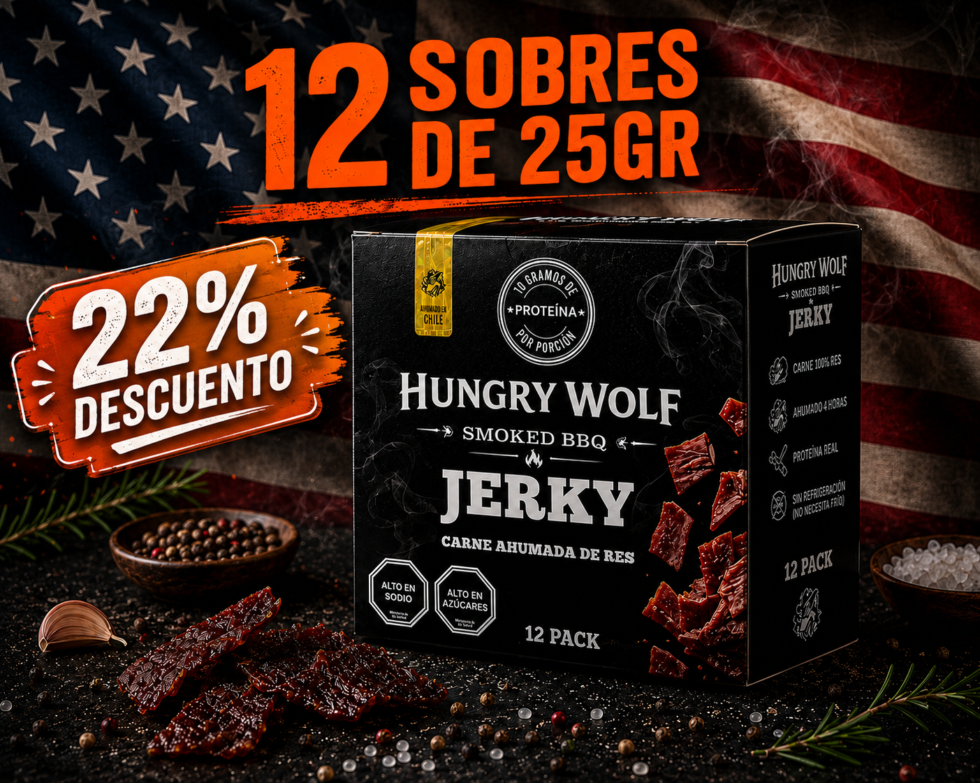 12pack BBQ americano PROMO CIBER