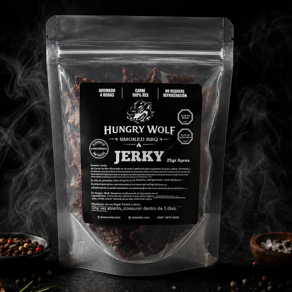 Jerky ahumado BBQ 25gr