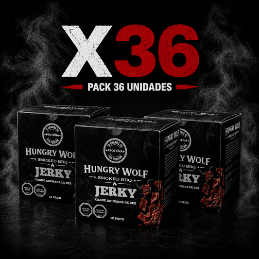 36 Pack - Jerky BBQ - Gringo - ENVIO GRATIS