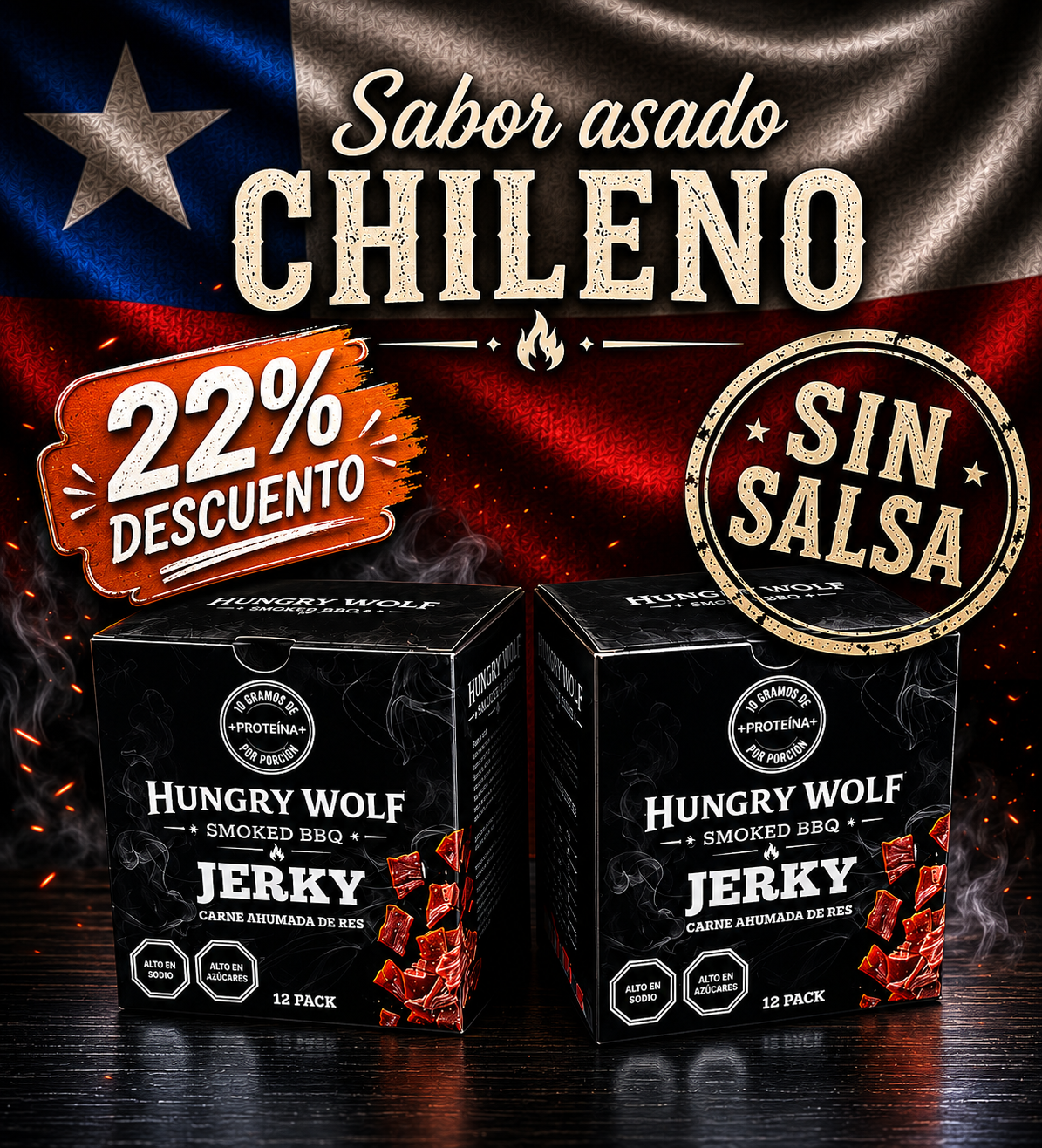 12pack Asado Chileno PROMO CIBER