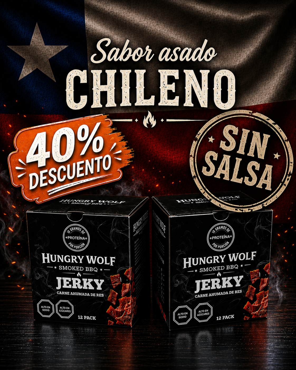 36pack Asado Chileno PROMO CIBER