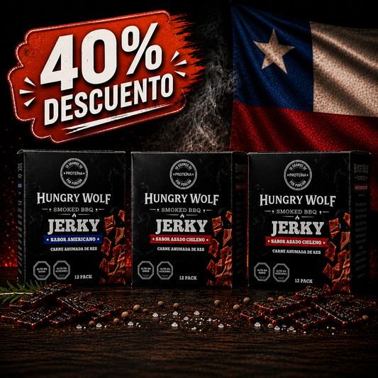 24pack ASADO CHILENO + 12pack Jerky Americano PROMO CIBER