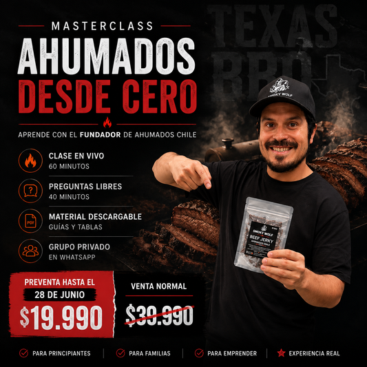 MasterClass de Ahumados 7 de Julio 20:00hrs, con Fundador de Ahumados Chile.