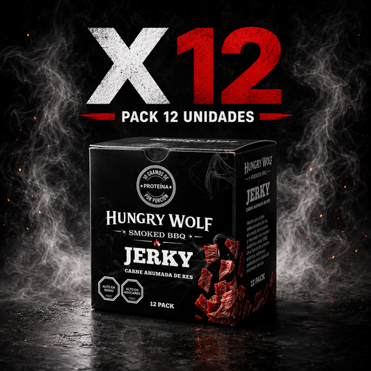 12 Pack - Jerky BBQ - Gringo - ENVIO GRATIS