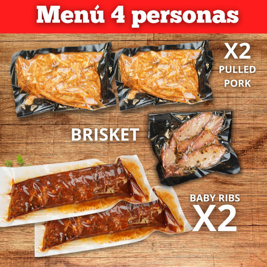 Menú para 4 personas