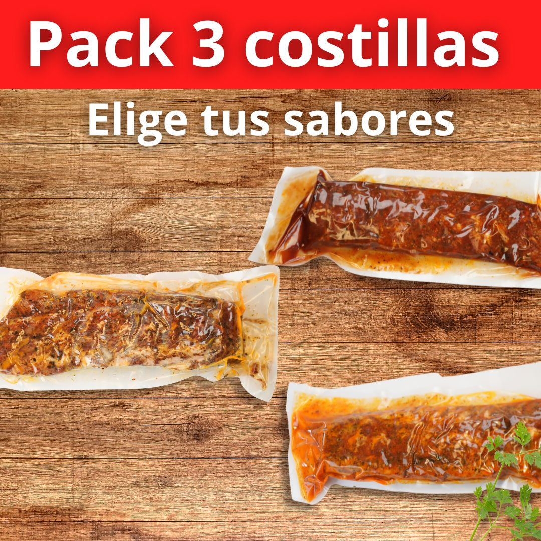 PACK 3 Costillas COMBÍNALAS COMO QUIERAS